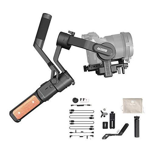  FeiyuTech AK2000s Handheld Gimbal Camera Stabilizer with Handle Bar LCD Screen for DSLR Camera Sony a6300 a6400 a6500 Canon M50 EOS R Panasonic DMC-LX100 Nikon Fujifilm,Official-Au