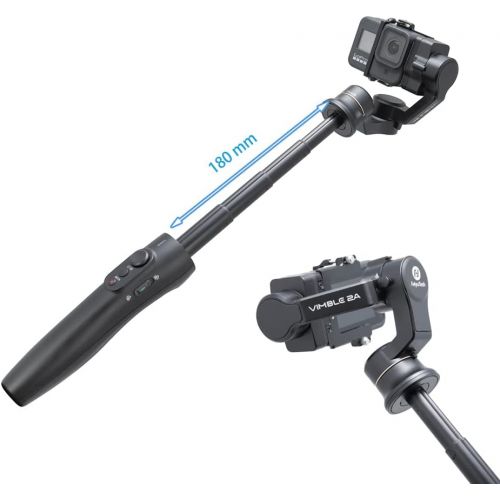  FeiyuTech Vimble 2A 3-Axis Gimbal Stabilizer Telescoping Handheld for Action Camera GoPro Hero 8/7/6/5/4, Supports WiFi Control,with Mini Tripod