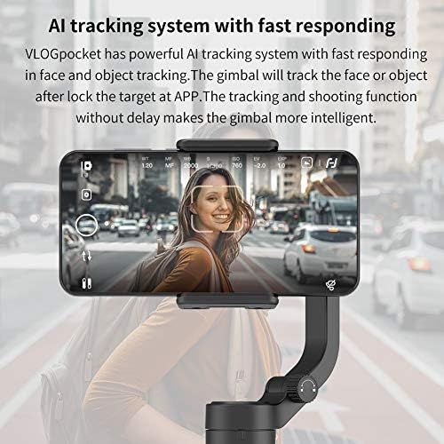  FeiyuTech Official VLOG Pocket 3 Axis Smartphone Gimbal Handheld Stabilizer Vlog YouTube TIK Tok Live Video Fits iPhone SE 11 Pro XR X Android Smartphone Samsung Note 9 S10+ Huawei