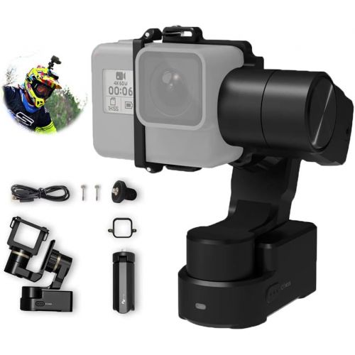  FeiyuTech WG2X 3-Axis Gimbal Stabilizer for GoPro Hero 8(Fixture)/7/6/5/4, DJI Osmo Action, AEE, SJCAM Sporta Action Camera Wearable Stabilizer Gimbal,Official-Authorized