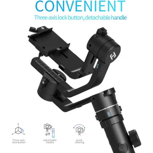  FeiyuTech AK4500 Essential Version Gimbal DSLR Camera Stabilizer Fits Sony a6400/a9/a6300/a6500/a7II/a7SII/a7RII/Canon 5D Mark IV/5D Mark III/80D/6DMark II/EOSR/NikonZ7/Z6/D7500/D8