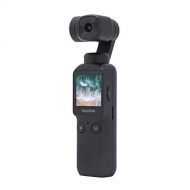 FeiyuTech Feiyu Pocket 3-Axis Camera Gimbal Stabilizer 4K HD 8X Slow Motion Smart Tracking Hyperlapse Motion Trail Time-Lapse Panoramic 1.3 Touchscreen 1.25 Attachable to Smartphone Video Vl