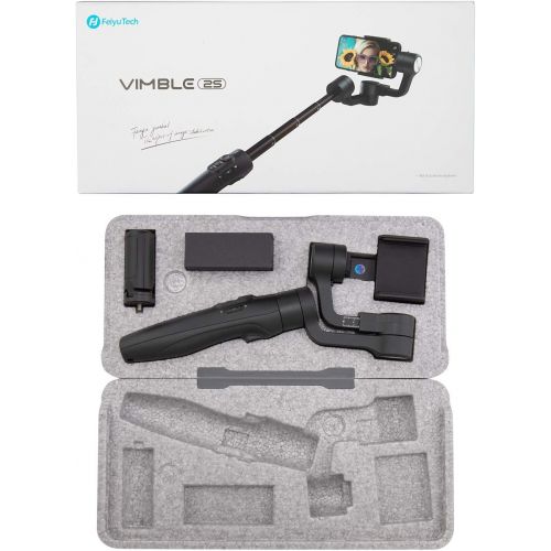  Feiyutech Vimble 2S 3-Axis Smartphone Gimbal Handheld Stabilizer 180mm Extendable Pole Tripod foriPhone X,iPhone XR,iPhone Xs,iPhone 8,iPhone7Plus,Huawei P9,Samsung S8+S9 Plus,XIAO