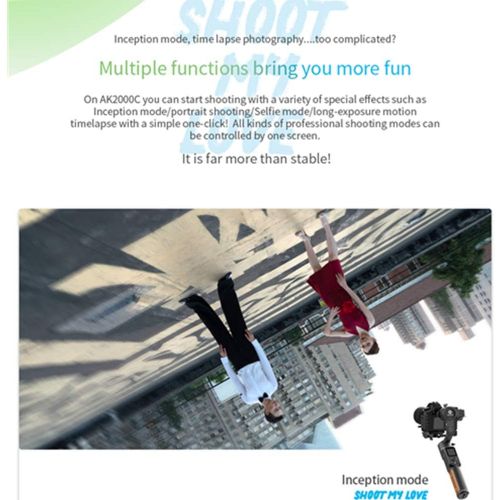  FeiyuTech Feiyu G6 Plus 3-Axis Portable Handheld Gimbal Stabilizer (G6 Upgrade Ver 2018) for Gopro,Xiaomi,Yi Cam 4K,Sony Rx0,iPhone X 8 7 Plus,Samsung S9 S8,and Any Cameras Within 800g,Splas