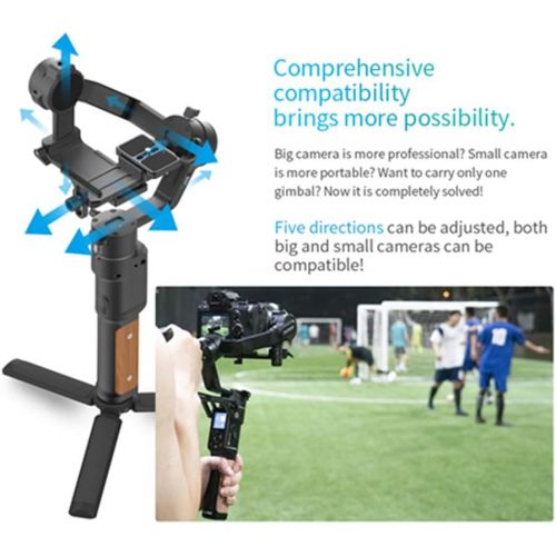  FeiyuTech Feiyu G6 Plus 3-Axis Portable Handheld Gimbal Stabilizer (G6 Upgrade Ver 2018) for Gopro,Xiaomi,Yi Cam 4K,Sony Rx0,iPhone X 8 7 Plus,Samsung S9 S8,and Any Cameras Within 800g,Splas