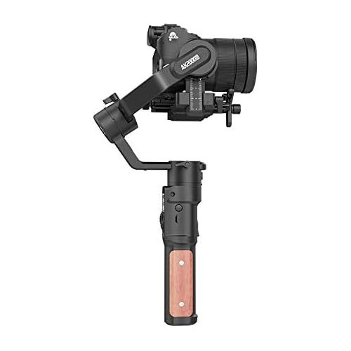  FeiyuTech Feiyu AK2000S 3-Axis Handheld Gimbal Stabilizer for Mirrorless and DSLR Sony Canon Panasonic Nikon Fuji Cameras with Microphone & Tripod Max Payload Updates to 2.2 kg