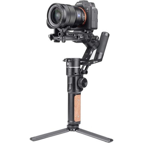  FeiyuTech Feiyu AK2000S 3-Axis Handheld Gimbal Stabilizer for Mirrorless and DSLR Sony Canon Panasonic Nikon Fuji Cameras with Microphone & Tripod Max Payload Updates to 2.2 kg