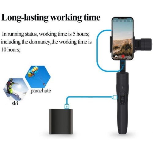  FeiyuTech Vimble2S 3-Axis Handheld Gimbal Stabilizer Compatibe with Smartphone iPhone 11 X 8 7/Samsung Note 8 Note7 with18 cm Extendable Handheld, Object Tracking,Time-Lapse Photog