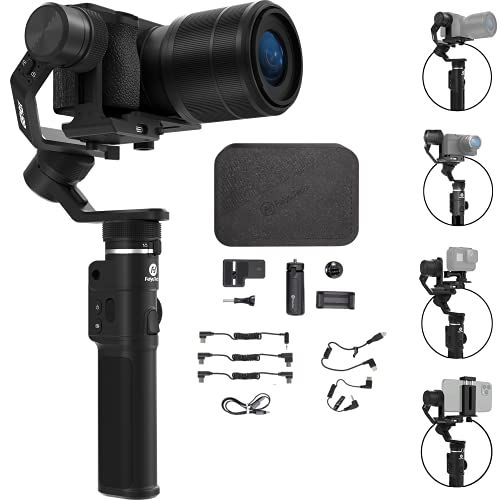  FeiyuTech G6 Max Camera 3-Axis Handheld Gimbal Stabilizer for Mirrorless Camera Sony a7/A6300/A6400,Canon RP,M50,200D,Panasonic GH4/GH5,FUJIFILM XT4/XT3,Gopro 876,Smartphone,2.65lb