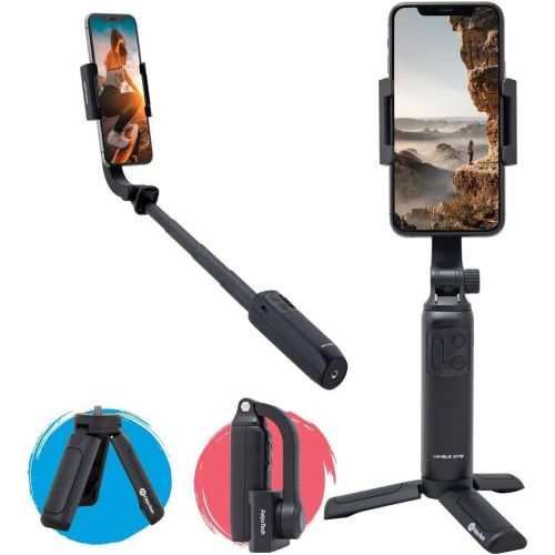  FeiyuTech Vimble One Smartphone Gimbal,Gimbals Stabilizer for iPhone Android with Anti Shaking Handheld Foldable Selfie Stick Tripod Phone Holder for Live Streaming Vlog Youtuber V