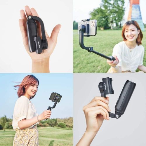  FeiyuTech Vimble One Smartphone Gimbal,Gimbals Stabilizer for iPhone Android with Anti Shaking Handheld Foldable Selfie Stick Tripod Phone Holder for Live Streaming Vlog Youtuber V