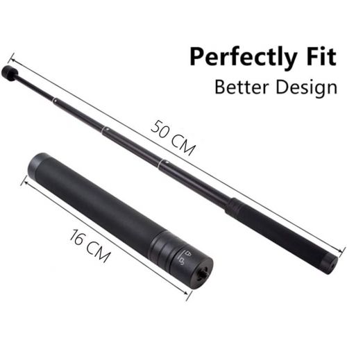  FeiyuTech V3 Adjustable Extension Pole for FeiyuTech SPG2 WG2X G6 G6 plus Handheld Gimbals 16cm-50cm (6 inch-20 inch) with 1/4 Thread