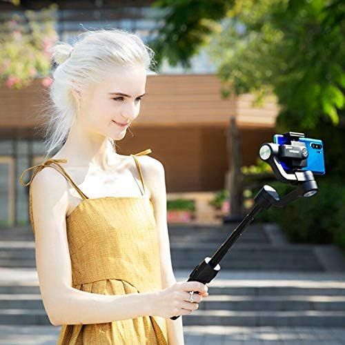  FeiyuTech Vimble 2S Smartphone Gimbal, 18cm Extendable Stabilizer Gimble for iPhone 12/Pro/Max and Android Phones Dolly Zoom Selfie-Stick Remote Control with FeiyuOn App (Vimble2S)