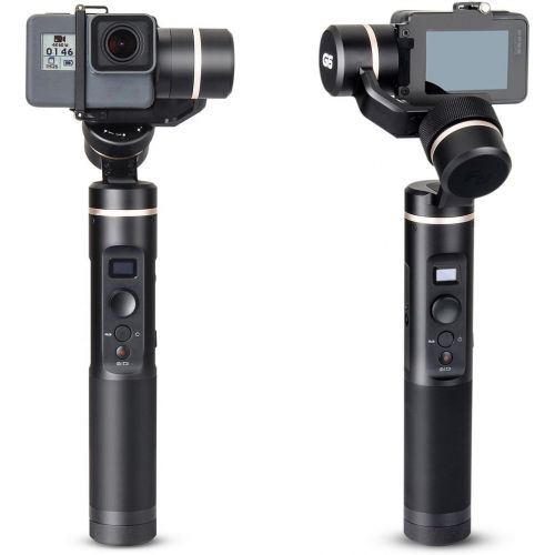  FeiyuTech G6 3-Axis Splash Proof Handheld Gimbal Updated Version of G5 for GoPro Hero 6/5/4/3/Session, Sony RX0, Yi Cam 4K, AEE Action Cameras of Similar Size