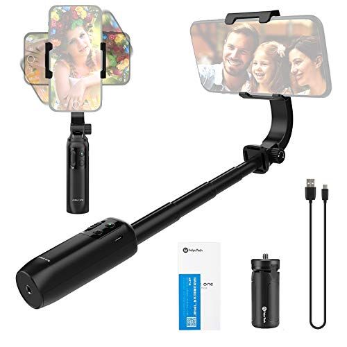  FeiyuTech Vimble One Gimbal, Smartphone Gimble Stabilizer for iPhone 12/11 Pro Max/X/XR/8/7 for Android Phones Extendable Foldable Pocket Gimbal Selfie Stick FeiyuOn APP Control(Vi