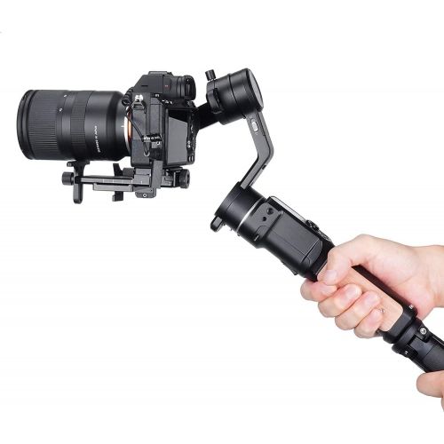  FeiyuTech AK2000C Gimbal 3-Axis Handheld Stabilizer for Mirrorless/DSLR Cameras Like Sony a9/a7/A6300/A6400,CANON EOS R,M50,80D,Panasonic GH4,GH5,Nikon Z7,FUJIFILM XT4/XT3,4.85 lb