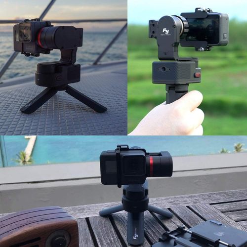  Mini Tripod Gimbal Portable Desktop Stabilizer Stand with 1/4 Screw Hole for FeiyuTech Vimble 2S 2A WG2X G6 Feiyu Vlogpocket Zhiyun Smooth DJI Osmo,Multifunctional Tripod