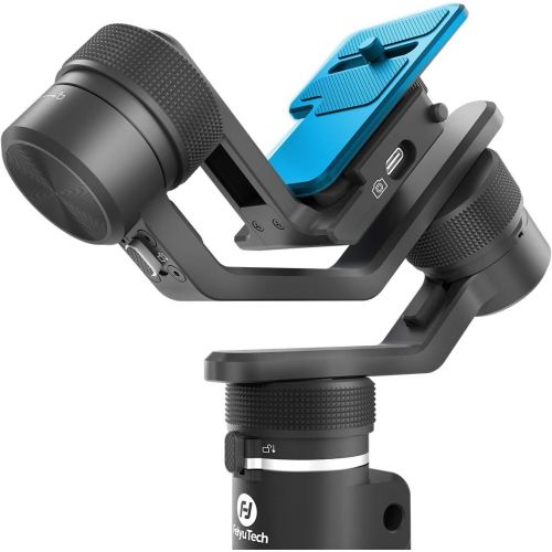  FeiyuTech G6 Max Camera Gimbal Stabilizer for Lightweight Mirrorless/Action/Pocket Camera/Smartphone for Sony a6300/a6500 Canon eos 200D M50 Panasonic,GoproHero 8765,Bluetooth,app,