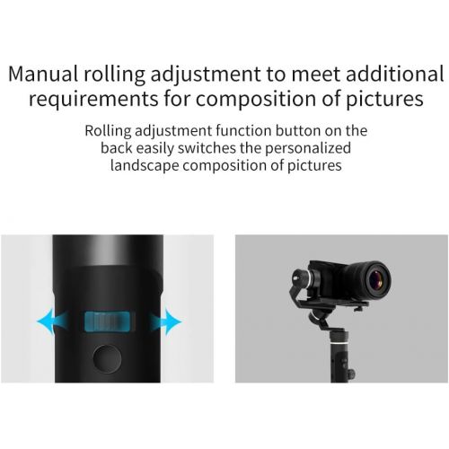  3-axis Stabilizer Smartphone Gimbal for iPhone 12/11 pro Max 8/7 Action Camera Gopro Hero 9/8/7 Samsung Huawei, Sony A6400 A6500 etc. FeiyuTech G6 Plus Handheld