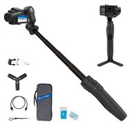 FeiyuTech 3-Axis Action Camera Gimbal Stabilizer for GoPro Hero 8/7/6/5, WiFi Connection, Handheld Gimbal Selfie Stick for SJCAM YI-CAM, 18cm Extendable Pole Portrait Mode with Tripod FeiyuT