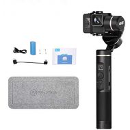 FeiyuTech G6 Gimbal Stabilizer for Gopro 3-Axis Handheld Gimbal for Action Camera Hero 8,7,6,5/Sony RX0/Yi 4k/DJI Osmo Spalsh-Proof,WiFi&Bluetooth,Metal Texture with Screen,Offical