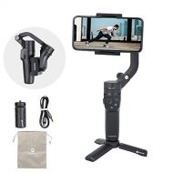 FeiyuTech Vlog Pocket 2 Gimbal Stabilizer for Smartphone,Foldable Pocket-Size 3-Axis Handheld Phone Stabilizer for iPhone XR,XS Max，iPhone 11，11 Pro Max 250g Payload Smartphone Wid