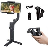 FeiyuTech Vlog Pocket 2 Gimbal Stabilizer for Smartphone 3-Axis Foldable for iPhone 12/Mini XR XS Samsung HUAIWEI Xiaomi,Android/iOSapp Vlog YouTube TikTok,ZoomControl,with Tripod,