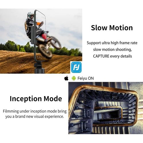  FeiyuTech Vlog Pocket 2 Gimbal Stabilizer for Smartphone 3-Axis Foldable for iPhone 12/Mini XR XS Samsung HUAIWEI Xiaomi,Android/iOSapp Vlog YouTube TikTok,ZoomControl,with Tripod,