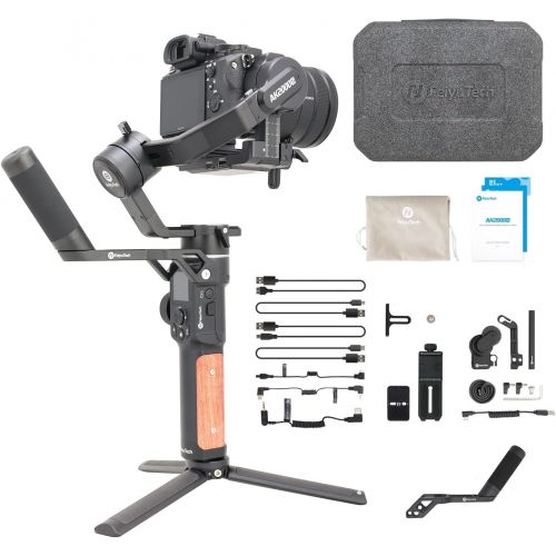  FeiyuTech AK2000S Camera Stabilizer DSLR Stabilizer 3 Axis Gimbal Stabilizer (Professional Kit) for DSLR/Mirrorless Camera Professional Video Stabilizer for Canon Nikon Sony Fujifi