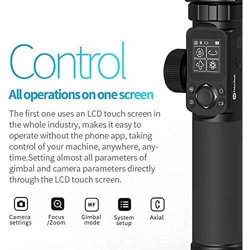  FeiyuTech AK4500 Camera Stabilizer Handheld Gimbal for DSRL Mirrorless Camera Sony a6400/a6300/a6500/a7II/a6000/a7SII//80D/6D Mark II/M50/200D/Nikon/Panasonic GH4/GH5 (Essential Ve