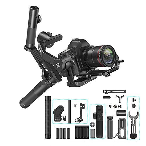  FeiyuTech AK4500 Camera Stabilizer Handheld Gimbal for DSRL Mirrorless Camera Sony a6400/a6300/a6500/a7II/a6000/a7SII//80D/6D Mark II/M50/200D/Nikon/Panasonic GH4/GH5 (Standard Ver