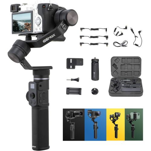  FeiyuTech G6 Max 3-Axis Stabilizer for Mirrorless/Pocket/Action Camera/Smartphone iPhone for Sony a6300 A7RIII Canon EOS M6 Panasonic GH4 Fujifilm XT 20 h1 Camera Gimbal