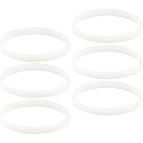  Felji 6 Pack White Gasket Rubber Sealing O-Ring Replacement Part for Nutri Ninja Auto-iQ Blenders BL480 BL681A BL682 BL640