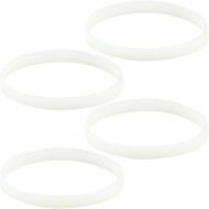 Felji 4 Pack White Gasket Rubber Sealing O-Ring Replacement Part for Nutri Ninja Auto-iQ Blenders BL480 BL681A BL682 BL640