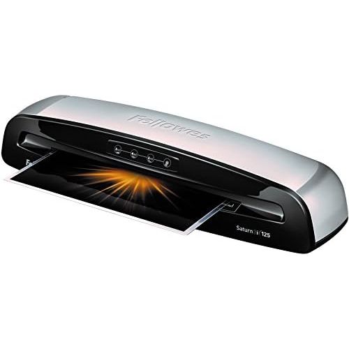  [아마존베스트]Fellowes 5736601 Laminator Saturn3i 125, 12.5 inch, Rapid 1 Minute Warm-up Laminating Machine, with Laminating Pouches Kit