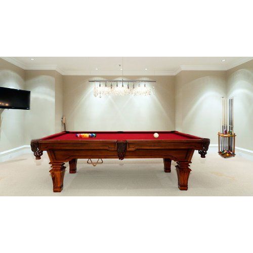  Felson Billiard Supplies Felson Billiard Supply  8 Cue Corner Pool Cue Rack  Easy to Assemble Pool Cue Rack  Made from Beech Wood