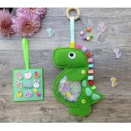 /FeltKids I Spy Bag, Dinasaur, Car Game, Educational Game, Busy Bag, Travel Toy, I Spy Game, Party Favor, Sensory Toy, Seek and Find, Dinasaur toy