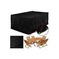 Femor femor Rectangular Patio Furniture Cover Table and Chair Set Cover Waterproof for Outdoor Garden Furniture Care,Medium(79 L x 63 W x 27.5 H)