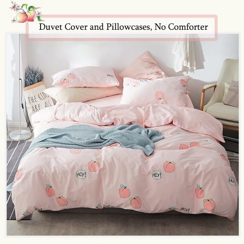  FenDie Potted Plants Bedding Queen Set 3 Piece Cactus Printed Duvet Cover Set Cotton,Pale Yellow for Teens Girls