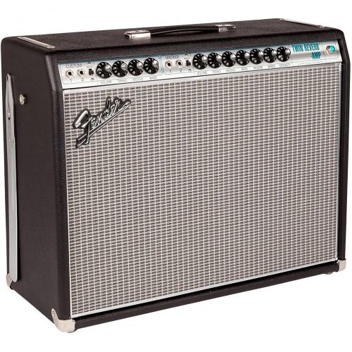  Fender},description:1968 was a transitional year for Fender amps, with tone that was still pure Fender but a look that was brand new. With a silver-and-turquoise front panel and cl