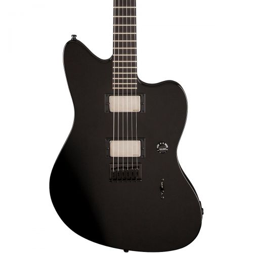  Fender},description:Stark, dark and menacing, the Jim Root Jazzmaster has got to be the most distinctively minimalist version of the instrument ever devised in the models entire ha