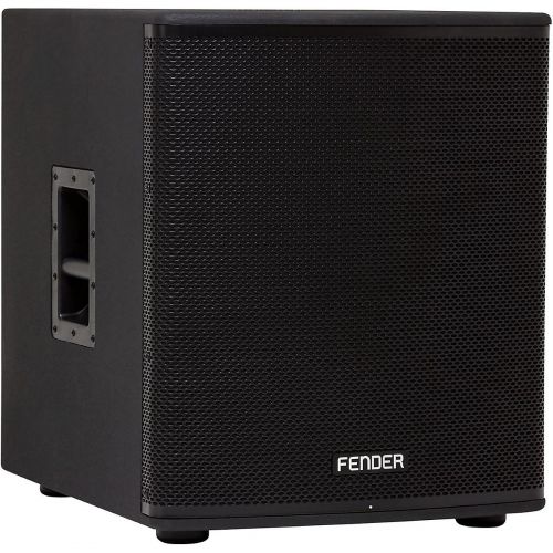  Fender},description:Put some audiophile-quality bass enhancement into your PA system with the Fortis F-18SUB powered subwoofer from Fender. With a 1000-watt Class-D amplifier under