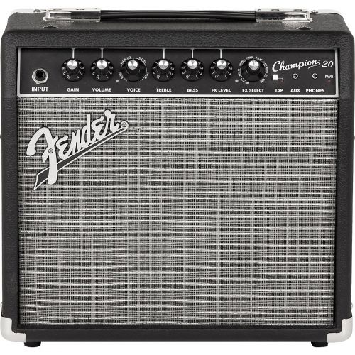  Fender},description:Simple to use and versatile enough for any style of guitar playing, theres a Champion amp thats right for you whether youre looking for your first practice amp