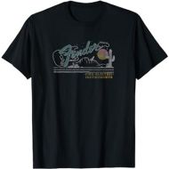 Fender Classic Fit Crew Neck T-Shirt - Vintage Desert Logo, Short Sleeve, Black