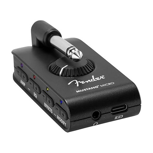  Fender Mustang Micro Headphone Amplifier, with 2-Year Warranty