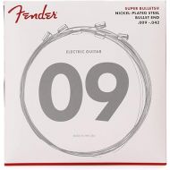 Fender Super 3250 Bullet Electric Guitar Strings, Nickel Plated Steel, Bullet End, 3250L .009-.042