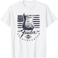 Fender 1946 Stratocaster American Flag Backdrop T-Shirt