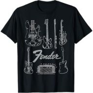 Fender Guitars & Amp Logo T-Shirt