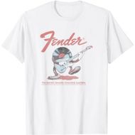 Fender Record Playing Guitar Centered T-Shirt