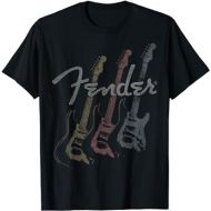 Fender Stacked Guitar Faded Logo T-Shirt